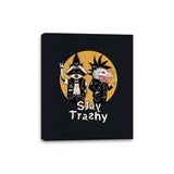 Stay Trashy - Canvas Wraps Canvas Wraps RIPT Apparel 8x10 / Black