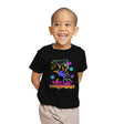 Stereosaurus - A Rad Dinosaur - Youth T-Shirts RIPT Apparel X-small / Black