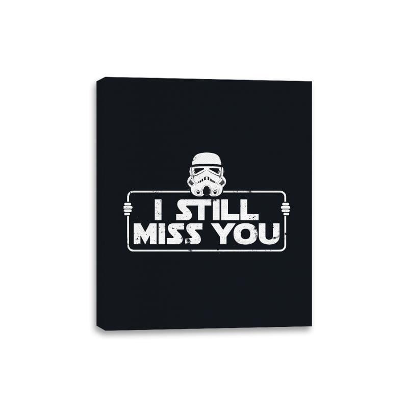 Still Miss You - Canvas Wraps Canvas Wraps RIPT Apparel 8x10 / Black