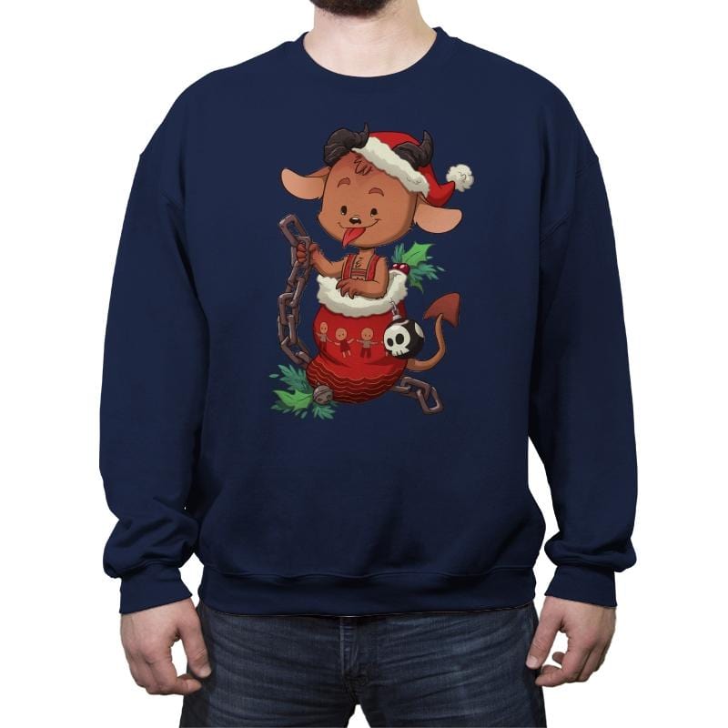 Stocking Stuffer - Crew Neck Sweatshirt Crew Neck Sweatshirt RIPT Apparel Small / Navy