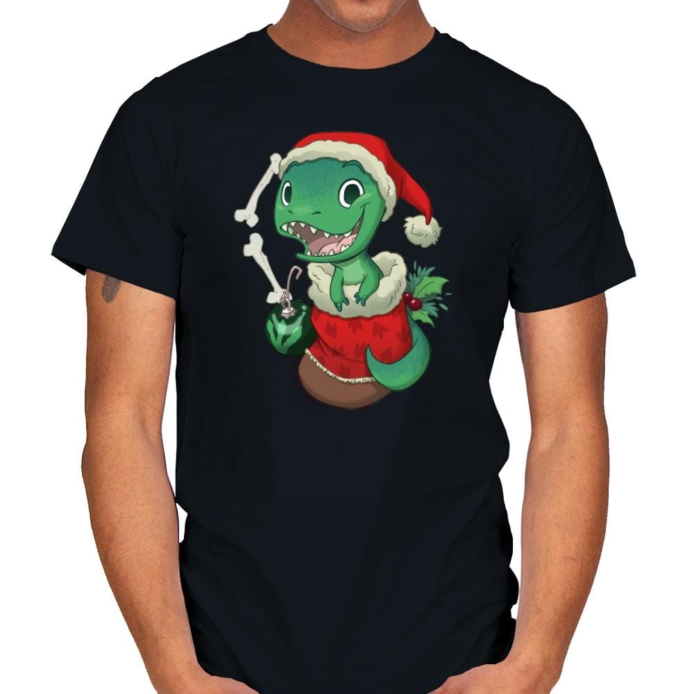 Stocking Stuffer: T-rex - Mens T-Shirts RIPT Apparel Small / Black