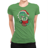 Stocking Stuffer: T-rex - Womens Premium T-Shirts RIPT Apparel Small / Kelly