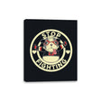 Stop Fighting - Canvas Wraps Canvas Wraps RIPT Apparel 8x10 / Black