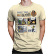 Stop... Safety Time - Mens Premium T-Shirts RIPT Apparel Small / Natural