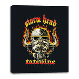 Storm Head - Canvas Wraps Canvas Wraps RIPT Apparel 16x20 / Black