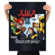 Straight Outta Bayville - Prints Posters RIPT Apparel 18x24 / Black