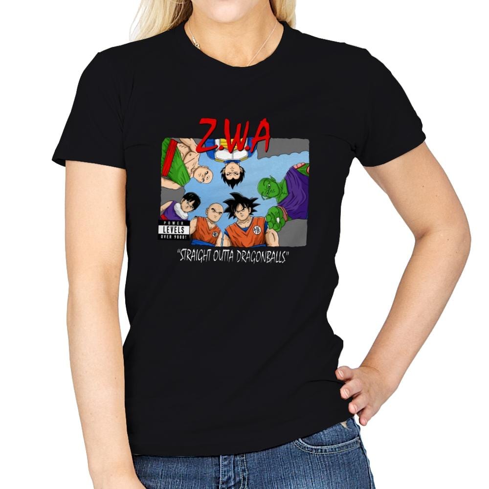 Straight Outta Dragonballs - Womens T-Shirts RIPT Apparel Small / Black