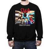 Straight Outta Hawkins - Crew Neck Sweatshirt Crew Neck Sweatshirt RIPT Apparel Small / Black