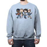 Strange BFFs - Crew Neck Sweatshirt Crew Neck Sweatshirt RIPT Apparel Small / Light Blue