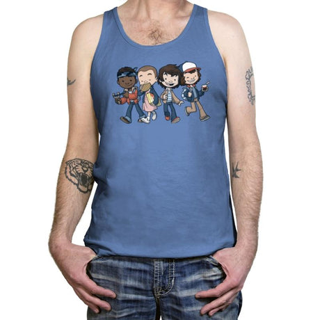 Strange BFFs - Tanktop Tanktop RIPT Apparel X-Small / Blue Triblend