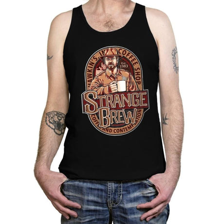 Strange Brew - Tanktop Tanktop RIPT Apparel X-Small / Black