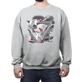 Strange Stairs - Crew Neck Sweatshirt Crew Neck Sweatshirt RIPT Apparel Small / Sport Gray