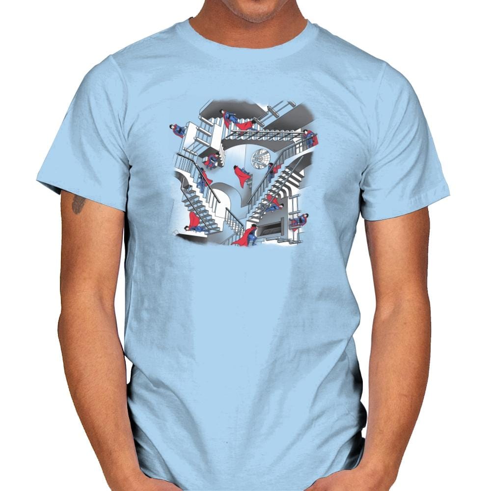 Strange Stairs Exclusive - Mens T-Shirts RIPT Apparel Small / Light Blue