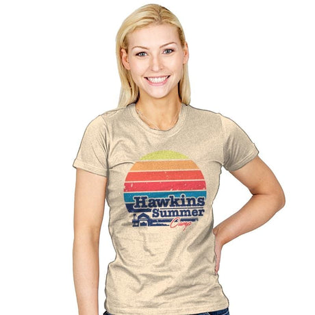 Strange Summer Camp - Womens T-Shirts RIPT Apparel