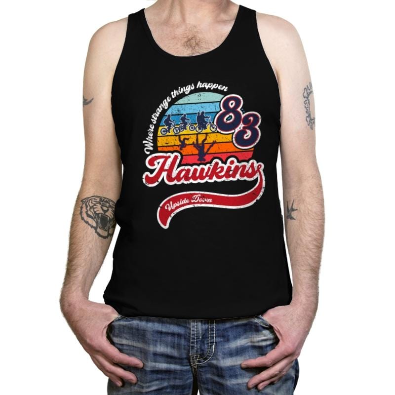 Strange Things Happen - Tanktop Tanktop RIPT Apparel X-Small / Black