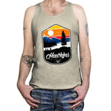 Strange Visit - Tanktop Tanktop RIPT Apparel X-Small / Oatmeal Triblend