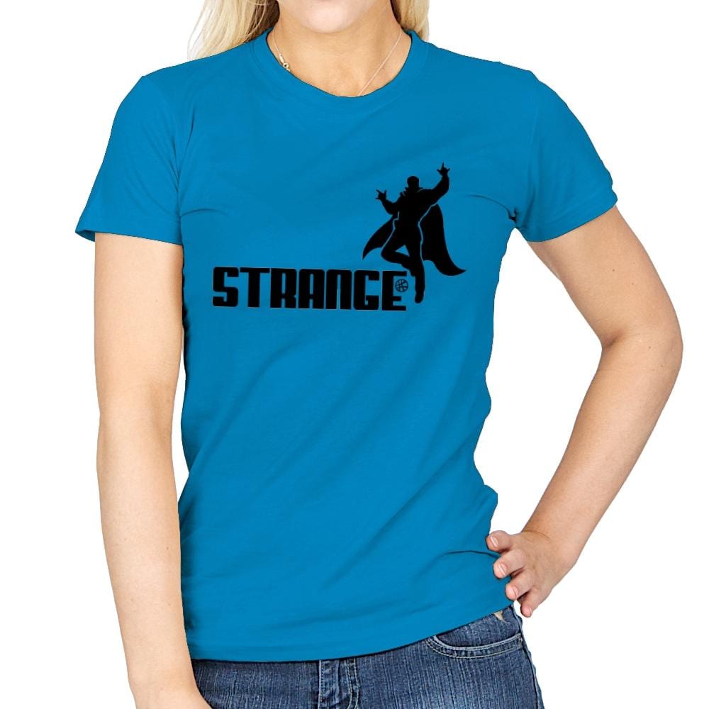 Strange - Womens T-Shirts RIPT Apparel Small / Sapphire