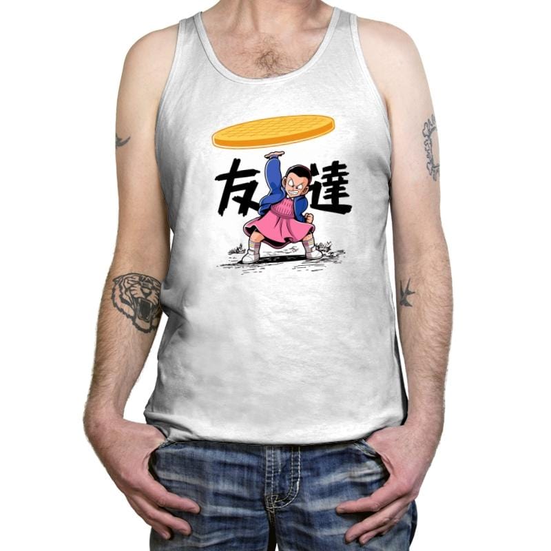 Stranger Disc - Tanktop Tanktop RIPT Apparel X-Small / White