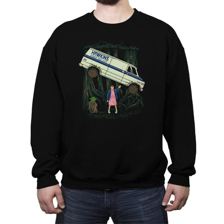 Stranger Jedi - Crew Neck Sweatshirt Crew Neck Sweatshirt RIPT Apparel