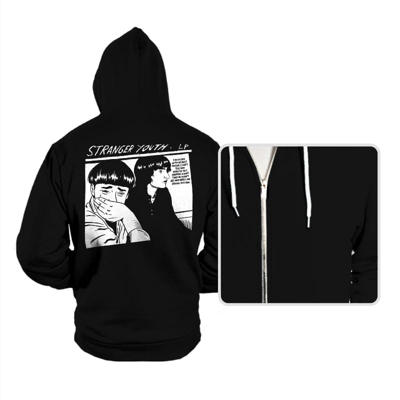 Stranger Youth - Hoodies Hoodies RIPT Apparel Small / Black