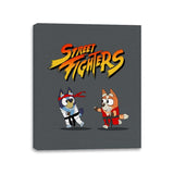 Street Fighter Gang - Canvas Wraps Canvas Wraps RIPT Apparel 11x14 / Charcoal