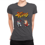 Street Fighter Gang - Womens Premium T-Shirts RIPT Apparel Small / Heavy Metal