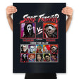 Street Frighter - Prints Posters RIPT Apparel 18x24 / Black