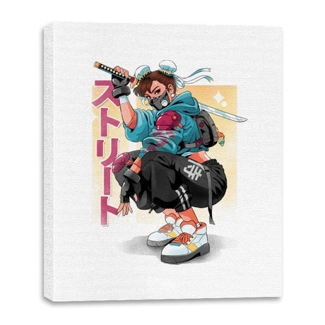 Street Samurai - Canvas Wraps Canvas Wraps RIPT Apparel 16x20 / White