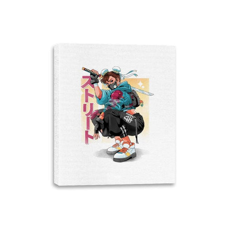 Street Samurai - Canvas Wraps Canvas Wraps RIPT Apparel 8x10 / White