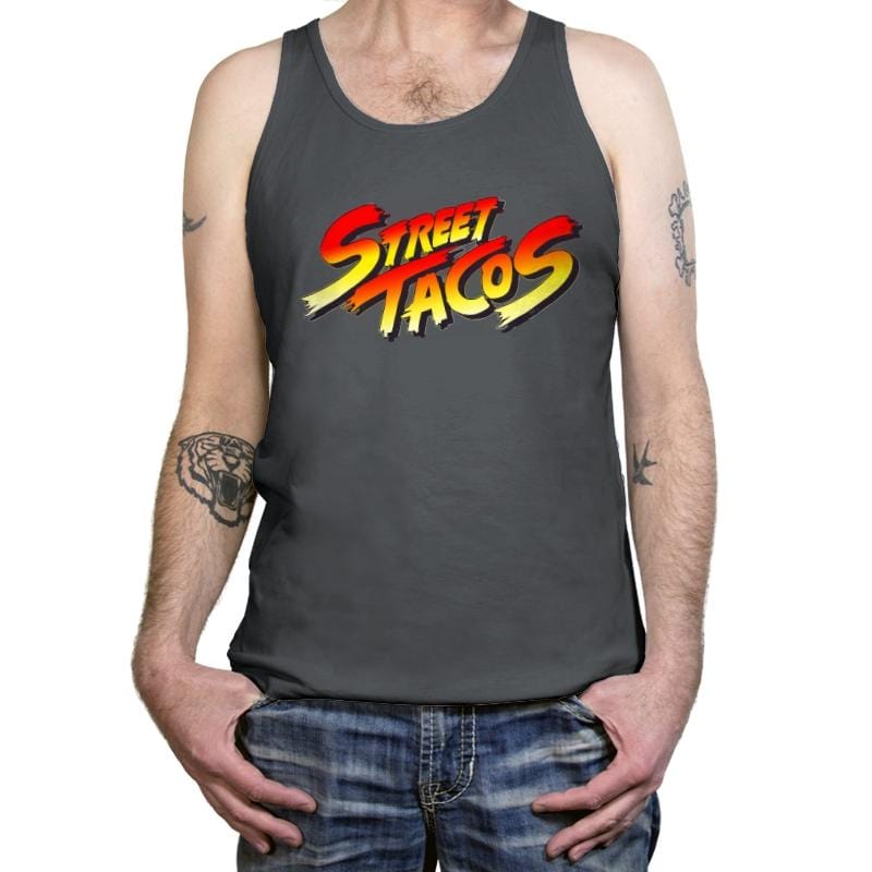 Street Tacos - Tanktop Tanktop RIPT Apparel X-Small / Asphalt