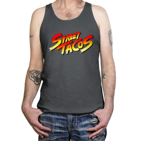 Street Tacos - Tanktop Tanktop RIPT Apparel X-Small / Asphalt