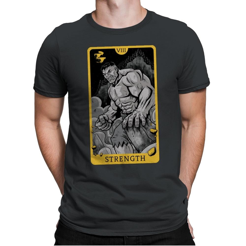 Strength - Mens Premium T-Shirts RIPT Apparel Small / Heavy Metal