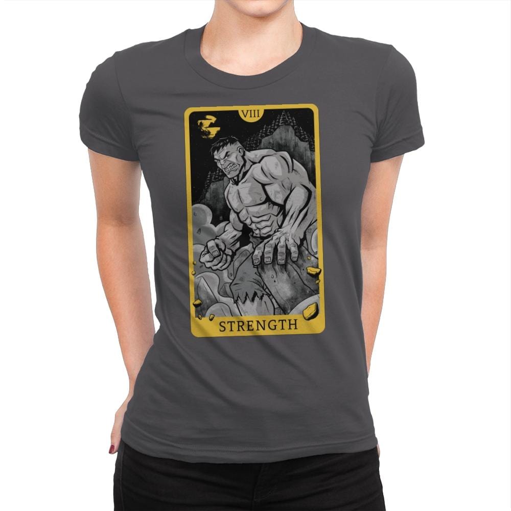 Strength - Womens Premium T-Shirts RIPT Apparel Small / Heavy Metal