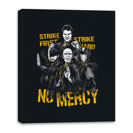 Strike First - Canvas Wraps Canvas Wraps RIPT Apparel 16x20 / Black