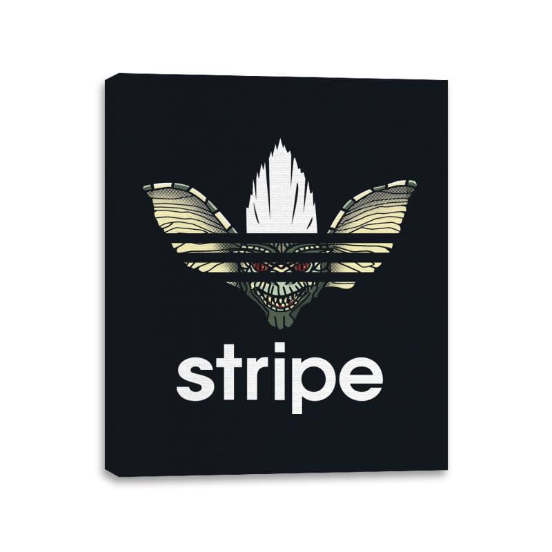 Stripe - Canvas Wraps Canvas Wraps RIPT Apparel 11x14 / Black