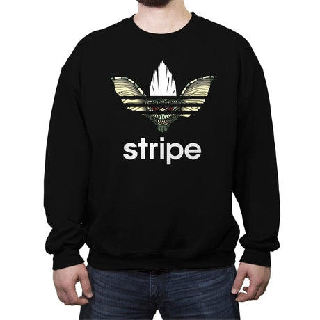 Stripe - Crew Neck Sweatshirt Crew Neck Sweatshirt RIPT Apparel Small / Black