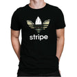 Stripe - Mens Premium T-Shirts RIPT Apparel Small / Black