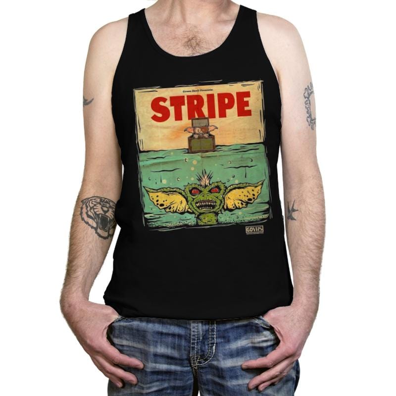 Stripe - Tanktop Tanktop RIPT Apparel X-Small / Black