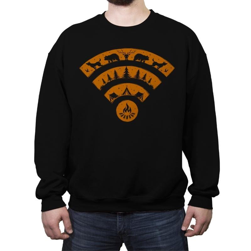 Stronger Connection - Crew Neck Sweatshirt Crew Neck Sweatshirt RIPT Apparel Small / Black