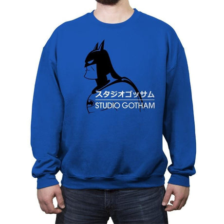 Studio Bat - Crew Neck Sweatshirt Crew Neck Sweatshirt RIPT Apparel Small / Royal