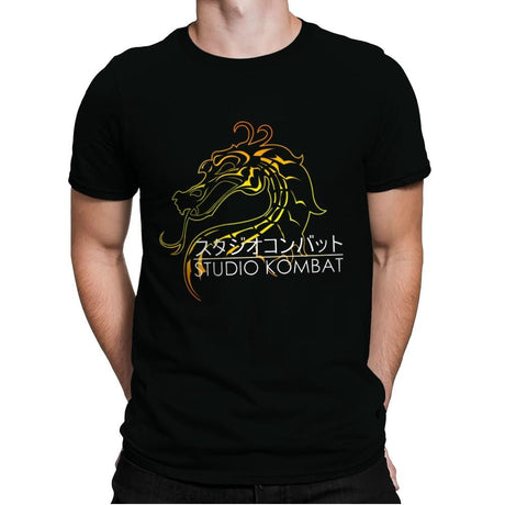 Studio Kombat - Mens Premium T-Shirts RIPT Apparel Small / Black