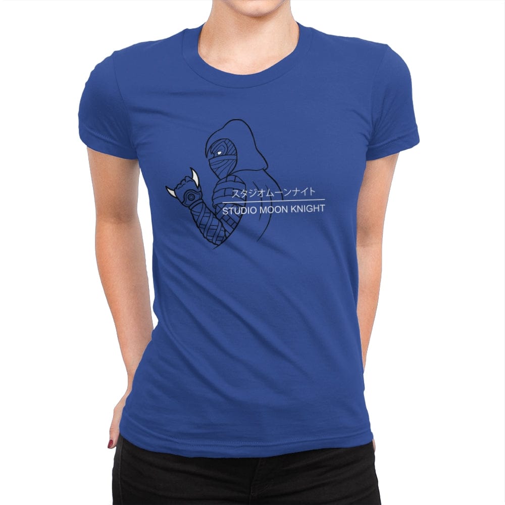 Studio M.Knight - Womens Premium T-Shirts RIPT Apparel Small / Royal