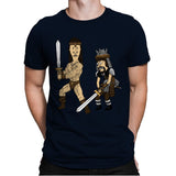 Stupid Barbarians - Mens Premium T-Shirts RIPT Apparel Small / Midnight Navy