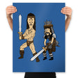 Stupid Barbarians - Prints Posters RIPT Apparel 18x24 / Royal