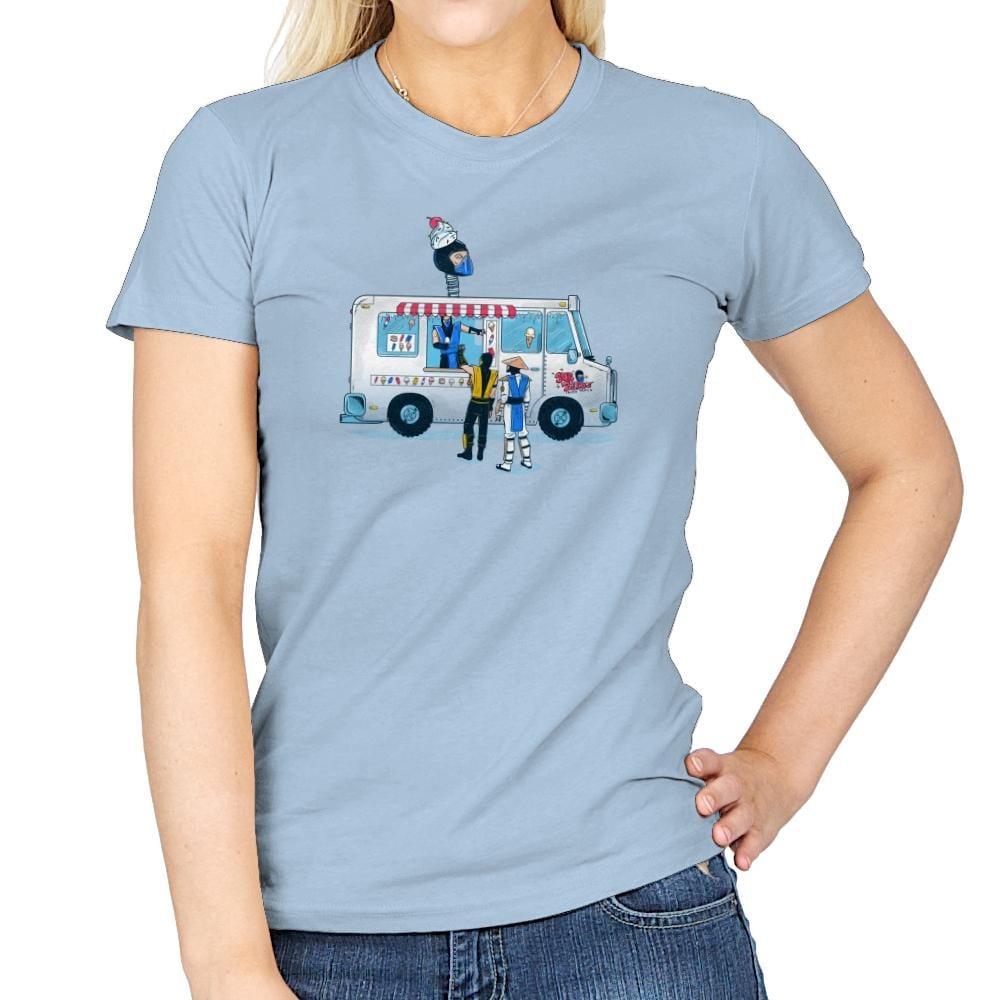 Sub Z's Frozen Treats Exclusive - Womens T-Shirts RIPT Apparel Small / Light Blue