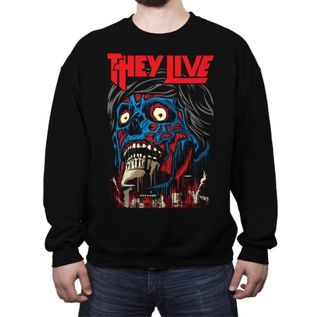 Submit - Crew Neck Sweatshirt Crew Neck Sweatshirt RIPT Apparel Small / Black