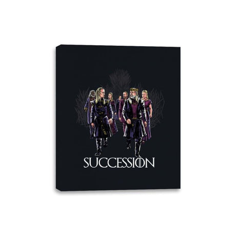 Succession of the Dragon - Canvas Wraps Canvas Wraps RIPT Apparel 8x10 / Black