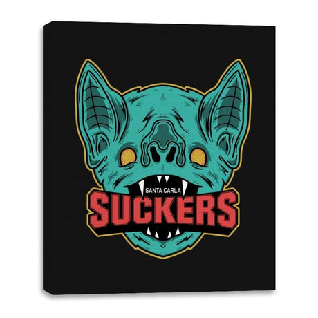 Suckers - Canvas Wraps Canvas Wraps RIPT Apparel 16x20 / Black