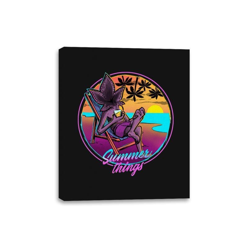 Summer Things - Canvas Wraps Canvas Wraps RIPT Apparel 8x10 / Black