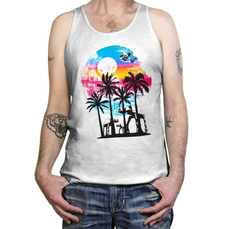 Summer Time - Best Seller - Tanktop Tanktop RIPT Apparel X-Small / White